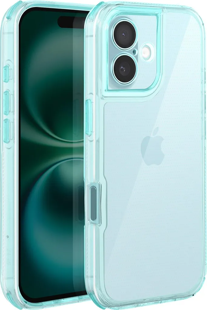 Custodia iPhone 16 Avizar Blu Turchese - Stile e Protezione