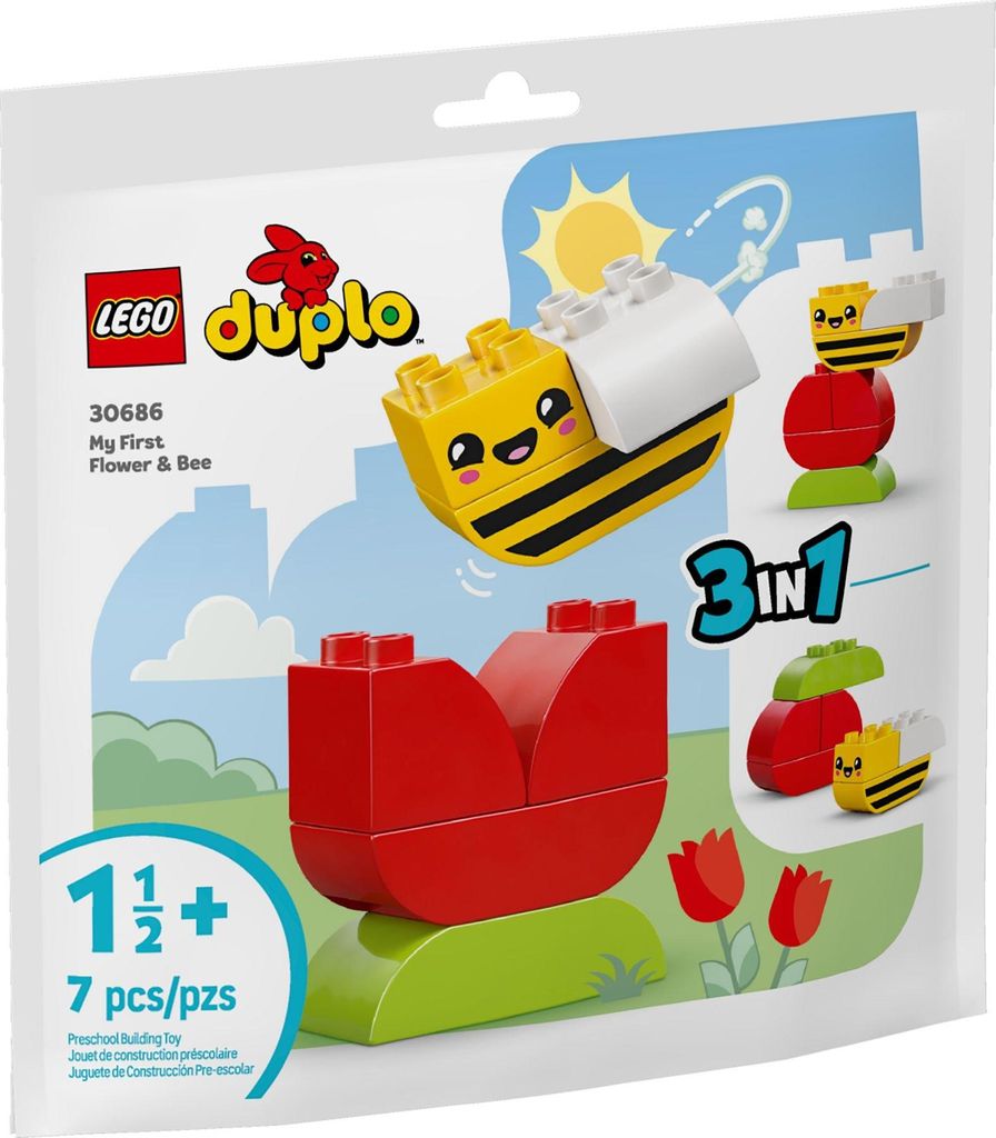 30686 DUPLO Mijn eerste bloem met bij Productafbeelding 