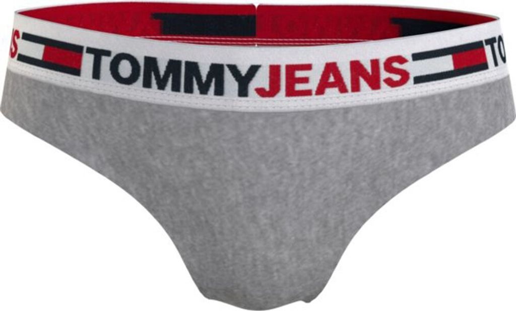 Tommy Jeans Hellgraue Damen Steppslips