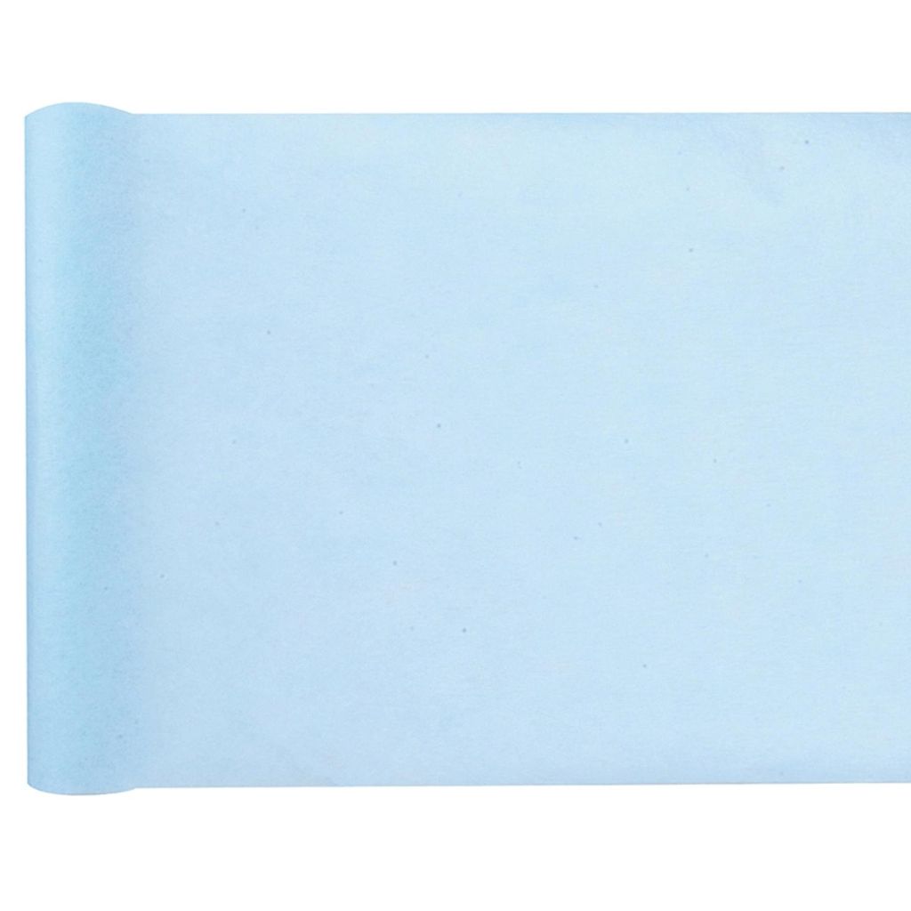 Tischläufer Vlies Dekostoff 30 cm x 25 m - Hellblau Produktbild 