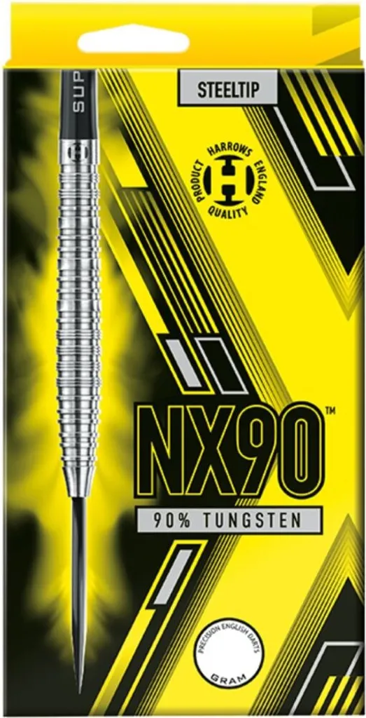 Fléchettes de Compétition Harrows NX90 22g Idéales pour Score Élevé