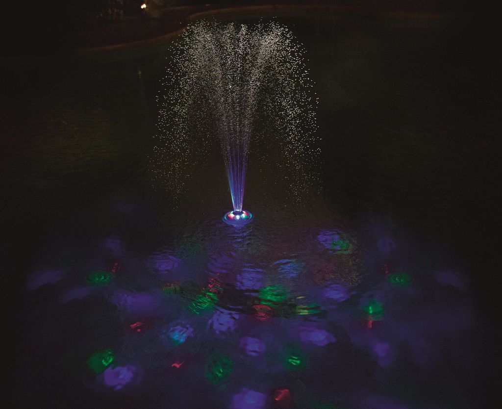 Bestway Schwimmende Pool-Fontäne mit LED-Licht 3 Modi Produktbild 22