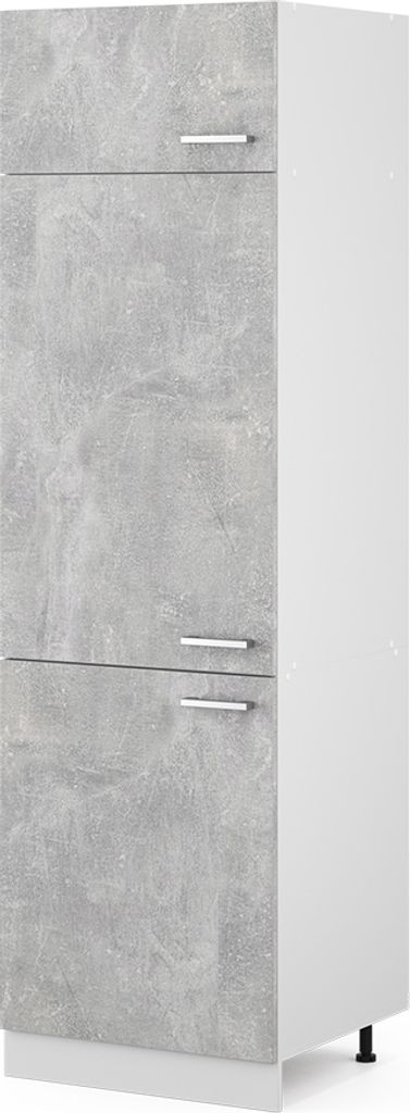 Hochschrank Vicco R-Line Beton 60 cm mit Türen, Model 41706