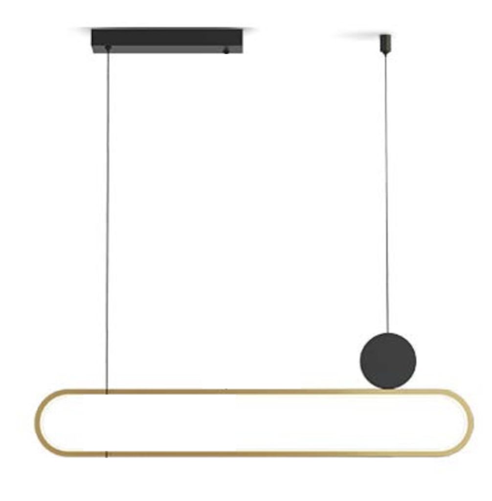Elyptica - Nowoczesna Lampa Wisząca LED Do Jadalni 100cm Zdjęcie produktu 