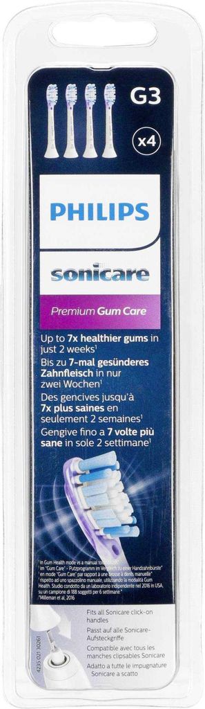 Philips Sonicare HX9054/17 G3 Gum Care White 4er Produktbild 