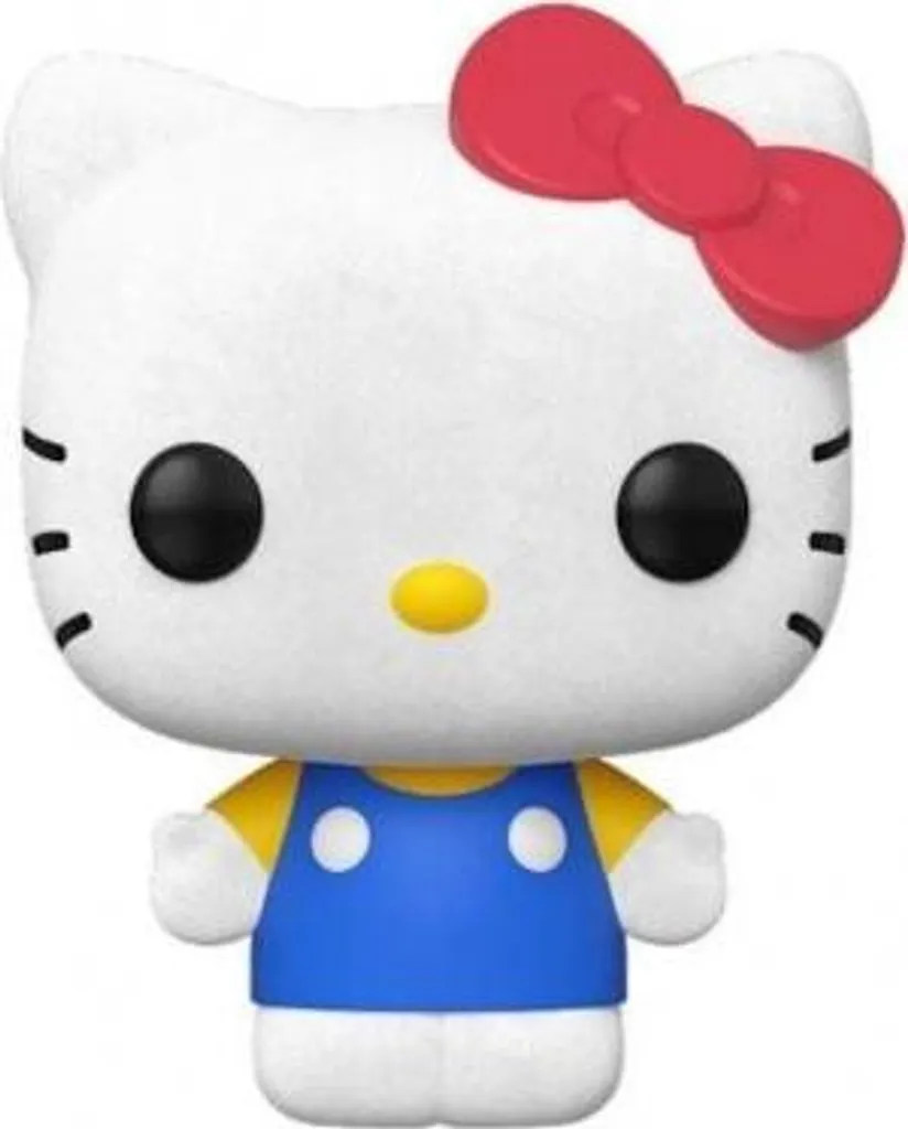 Figurine floquée Hello Kitty 28 avec finition spéciale aspect velours
