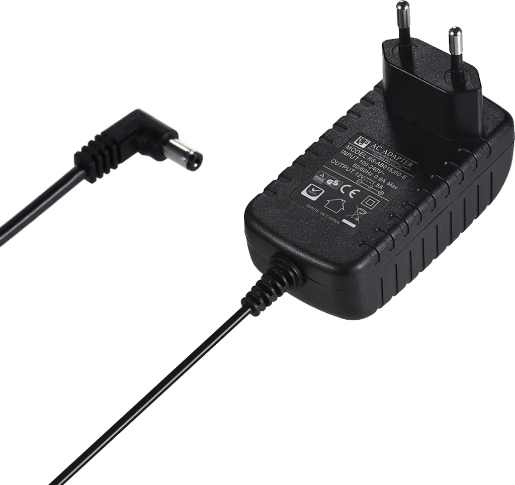alimentatore 12 V 1,5 A per Viltrox L116T L116B L132T L132B VL-162T Videoproiettori a LED 100-240 V ad ampia tensione
