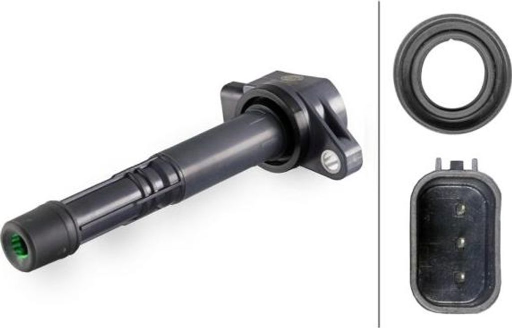 HELLA 5DA 358 057-371 Zündspule OE 30520PNA007 kompatibel mit Civic, CR-V, FR-V, Stream