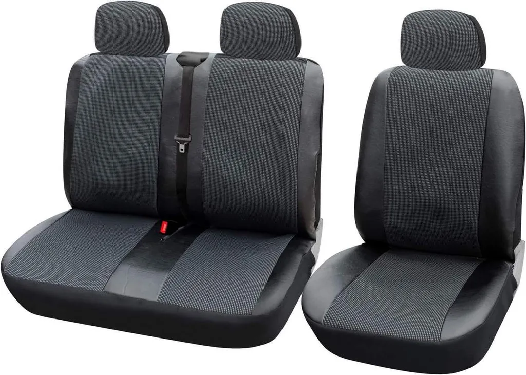 Housses de siège Rootz 1+2 pour utilitaire - Simili cuir et polyester