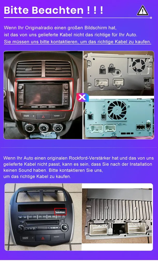 Infotainment Android 12 per Mitsubishi ASX 2010-16 10" GPS - 2