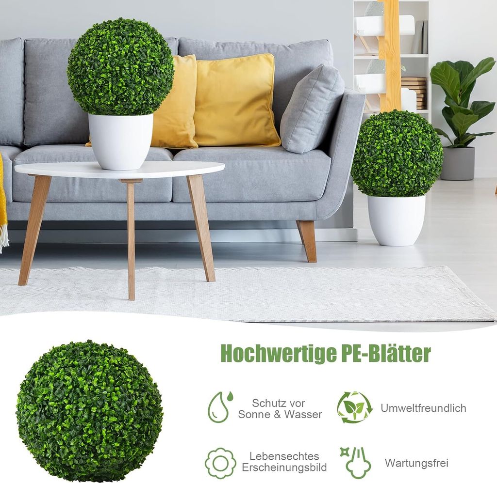 Fabelhafte Buchsbaumkugel Kãƒâ¼nstlich Tedi Bild
