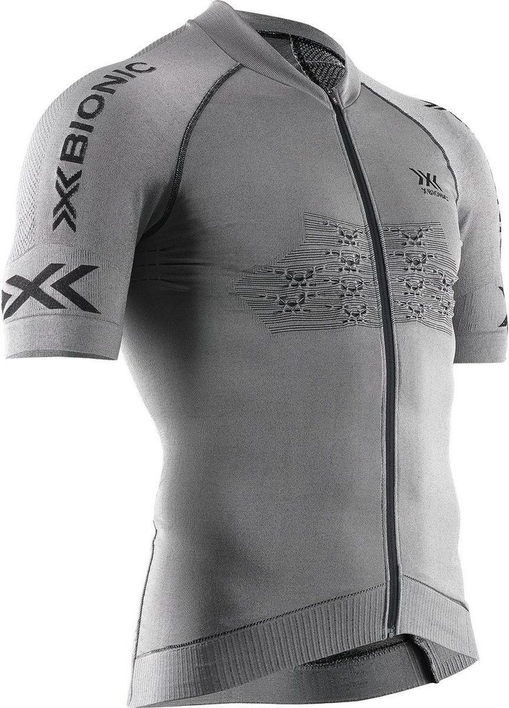 X-BIONIC FENNEC Biking Zip Shirt Herren anthracite/silver S