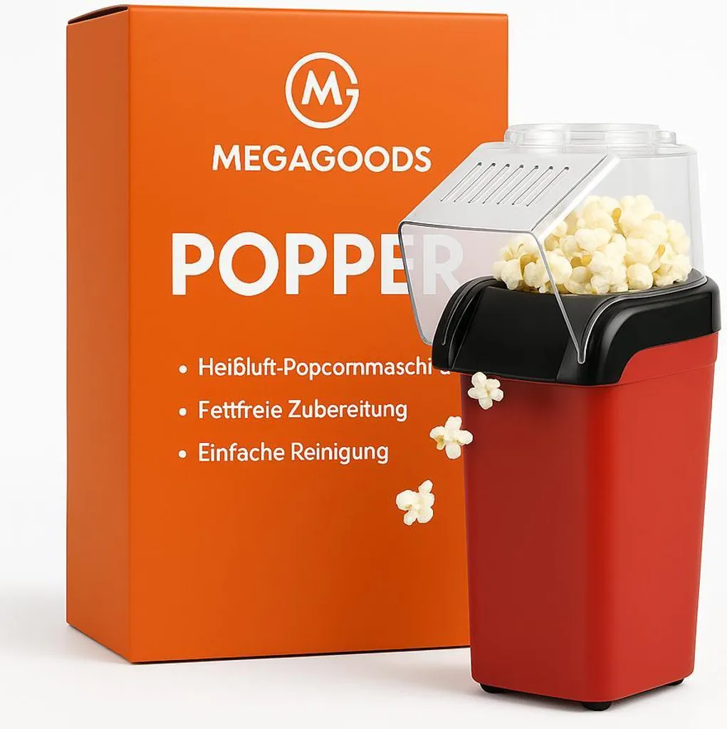 Appareil à pop-corn automatique design compact pour vos soirées cinéma