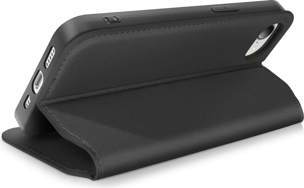 Cover iPhone 16e Avizar a Libro con Porta Carte - Nera Antiurto - 3