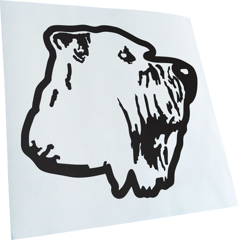 Kiwistar - Autoaufkleber - soft coated wheaten terrier - Mattschwarz - 40x36cm - Aufkleber für Auto, Laptop, Fahrrad, LKW, Motorrad mehrfarbig JDM...