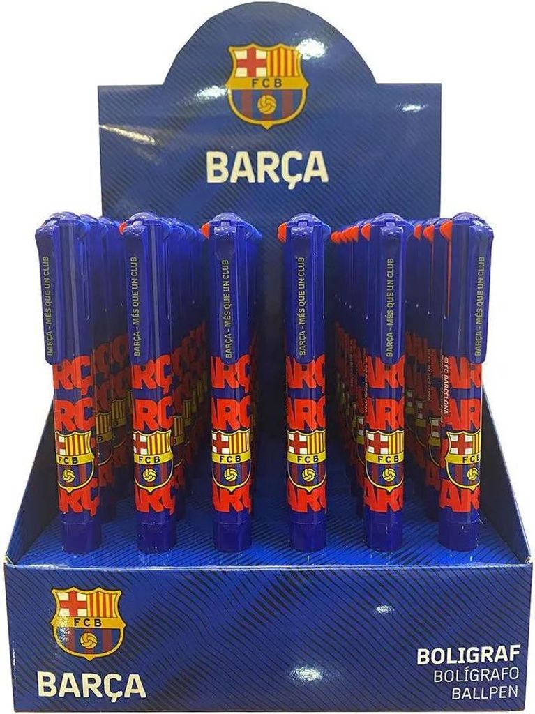 Fc Barcelona 4 Colors Ball Stift Mehrfarbig Mehrfarbig One Size