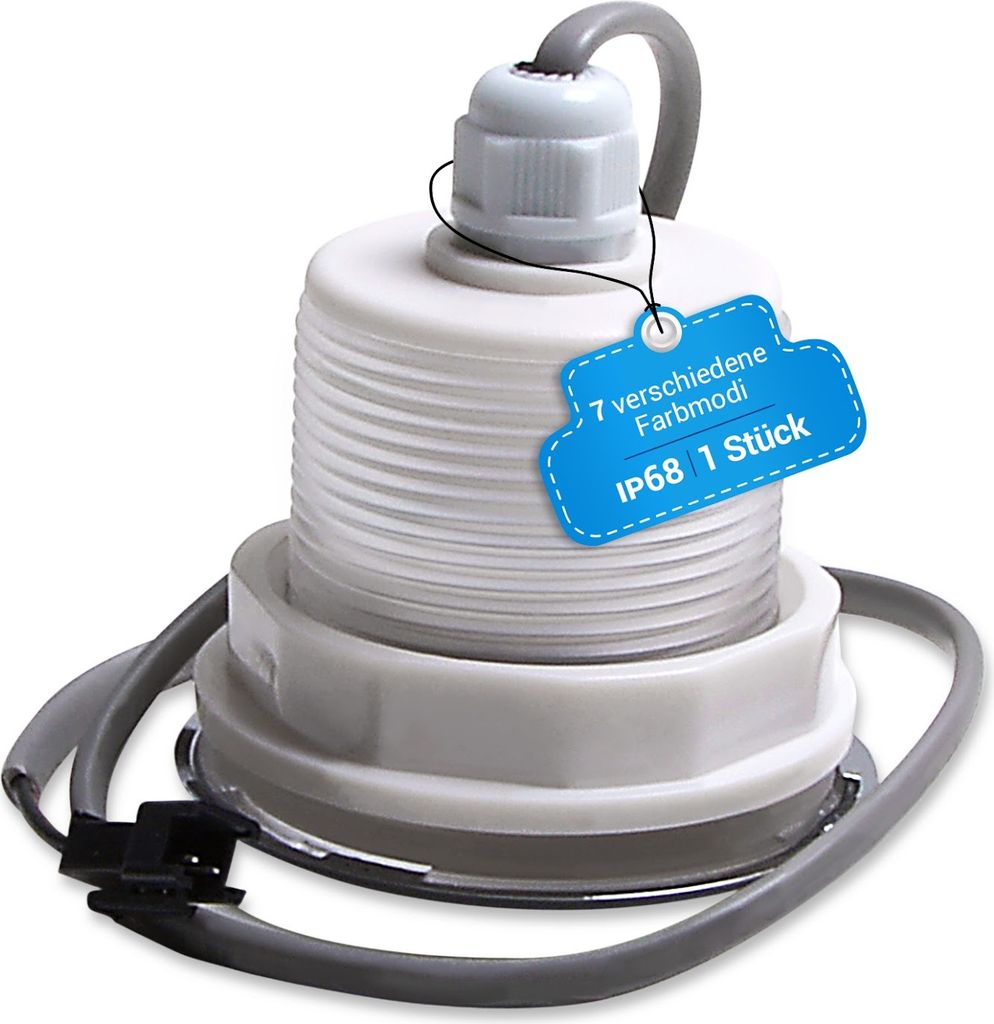 LED Poollampe 7 Farben Poolbeleuchtung Poollicht ohne Produktbild 2