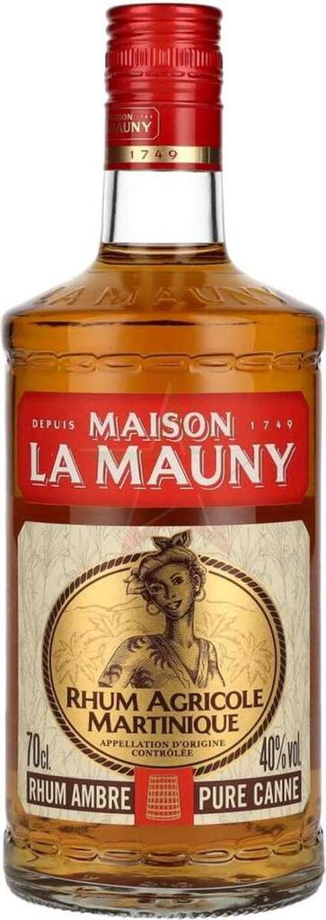 La Mauny 1749 Rhum Agricole Ambré 40.00 % 0,70 lt.