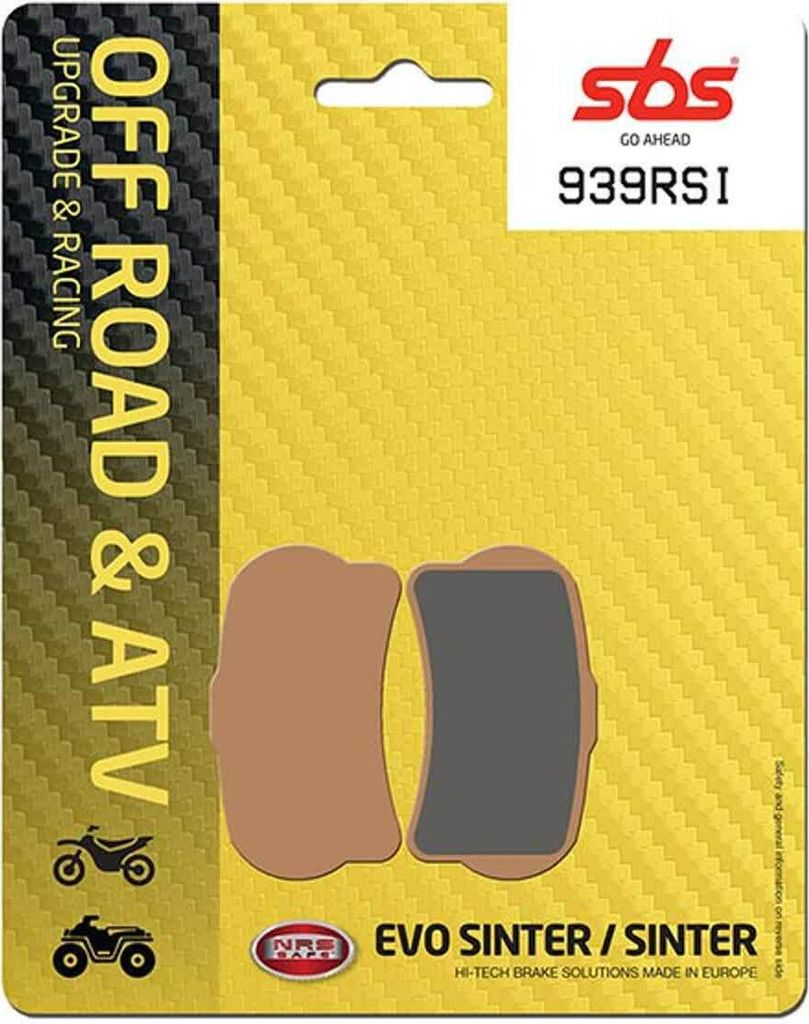 Bremsbelag SBS 939RSI (Satz pro Scheibe) Offroad Racing Sinter