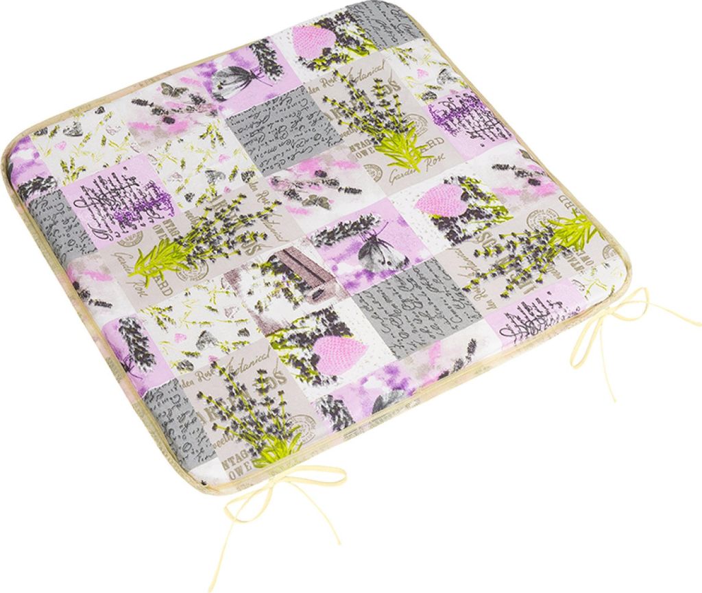 Sitzkissen Adele uni - 40x40 cm - Grau