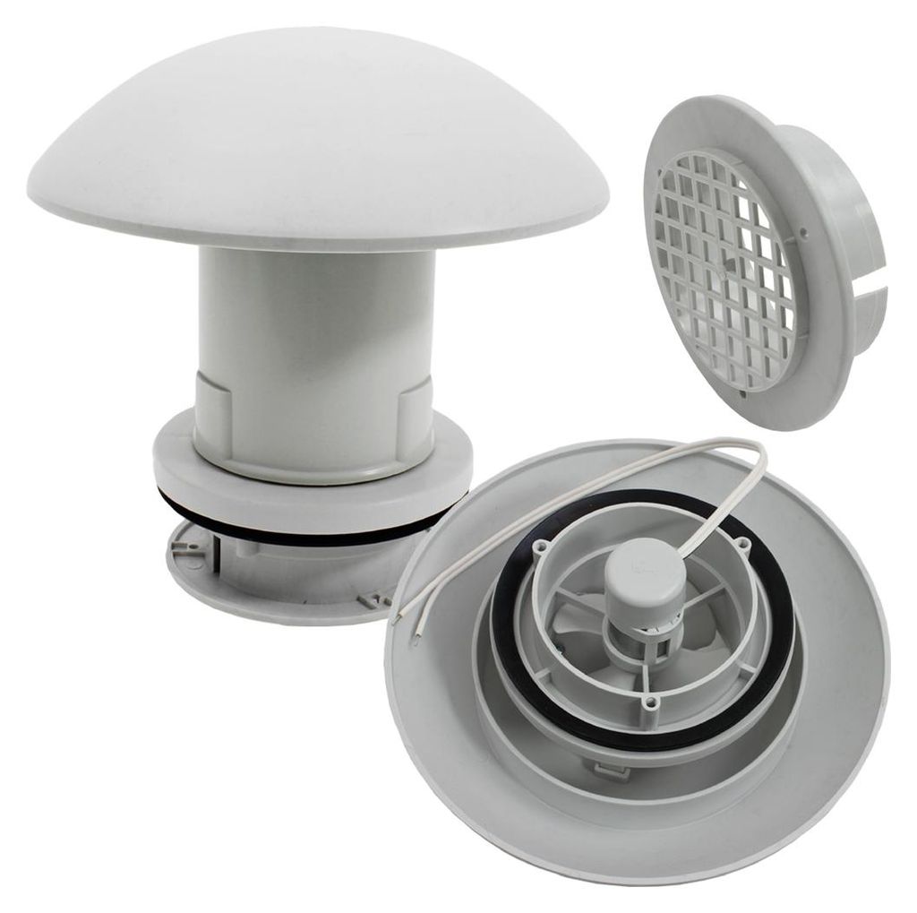 12 Volt Dachlüfter Pilzlüfter Lüfter Ventilator Wohnmobil Wohnwagen Caravan Boot + Verlängerung