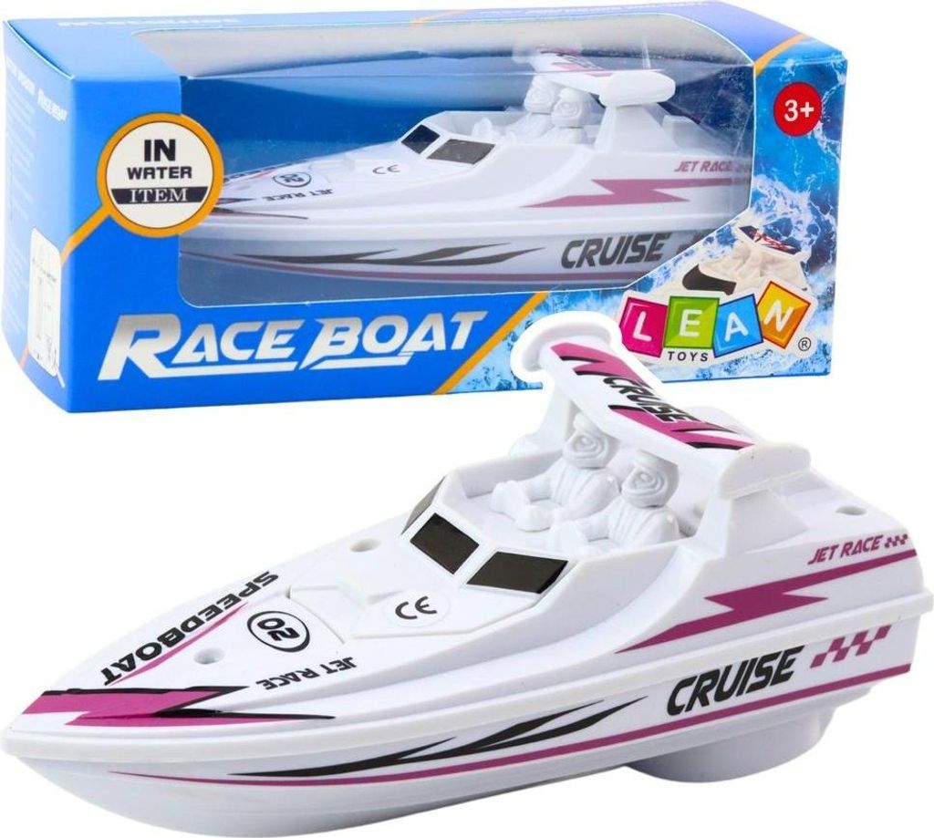 Batterie Boot Weiß Schwimmendes Wasserfahrzeug