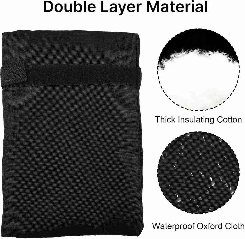 Housse Robinet Extérieur Imperméable en Oxford avec Isolation Thermique - 5