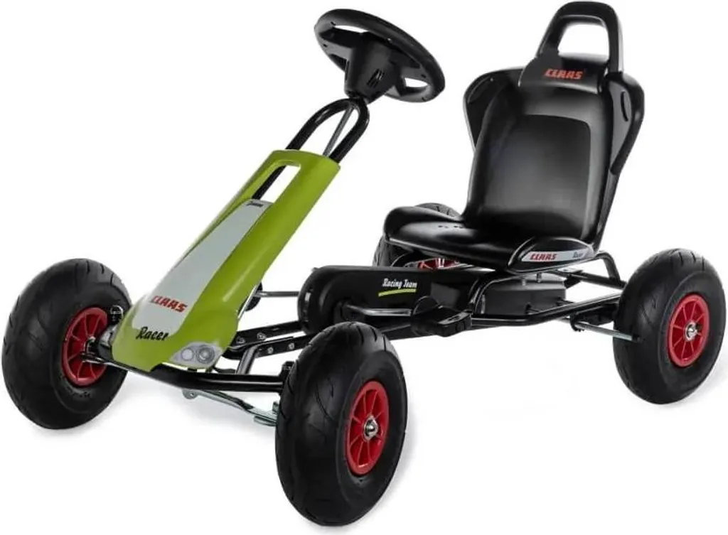 Kart à pédales Ferbedo CLAAS Racer avec siège réglable et pneus souples