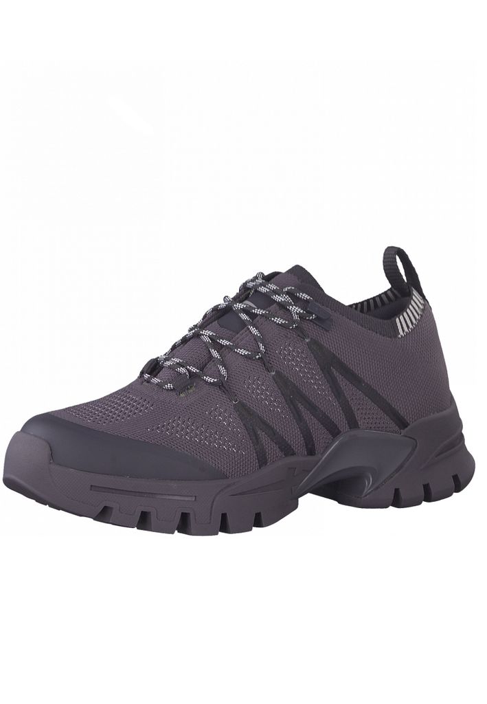 Tamaris Damen Trekkingschuhe Halbschuhe Trekking Waterproof Flyk 1-23764-28 Schwarz