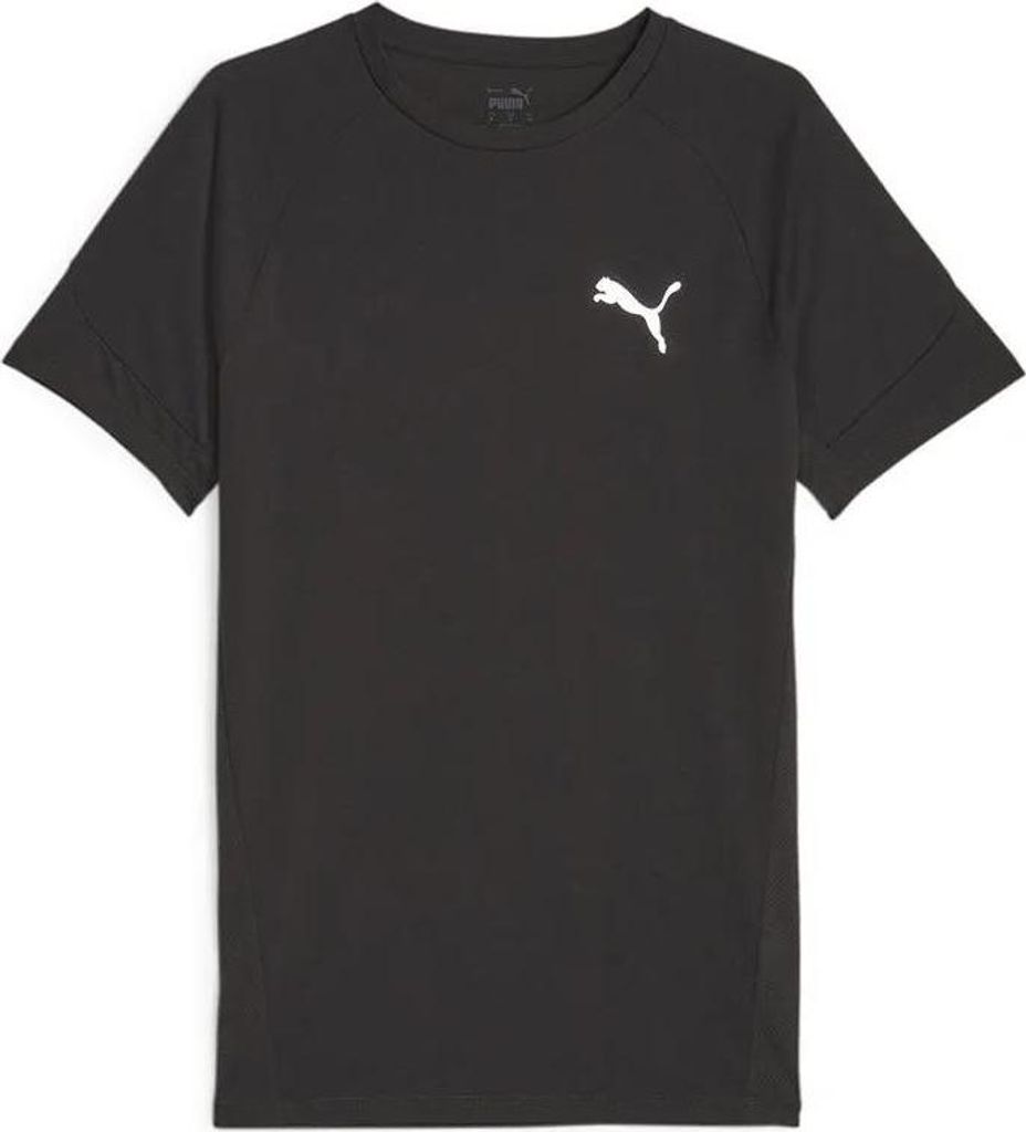 Puma Evostripe Kurzarm-t-shirt Schwarz L Herren,Damen Schwarz L