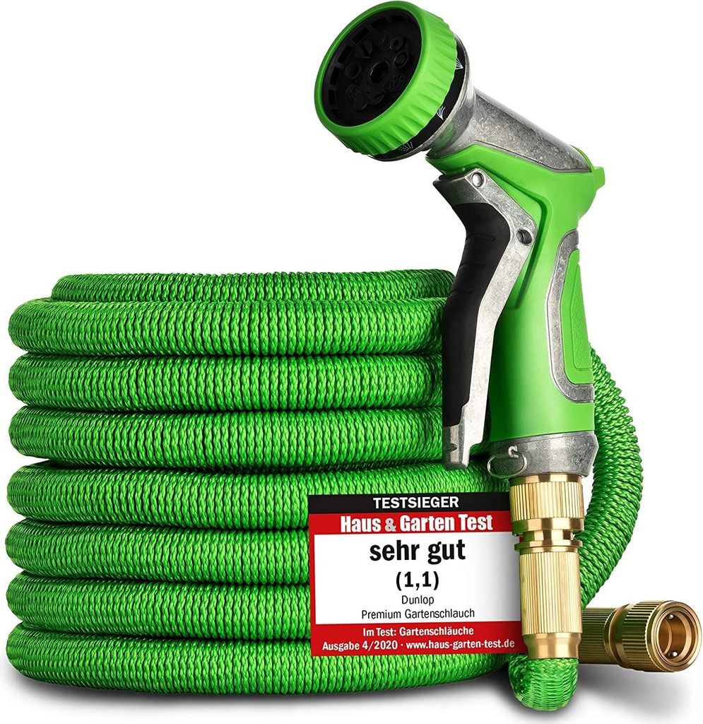 Dunlop Flexibler Gartenschlauch Wasserschlauch dehnbarer Produktbild 