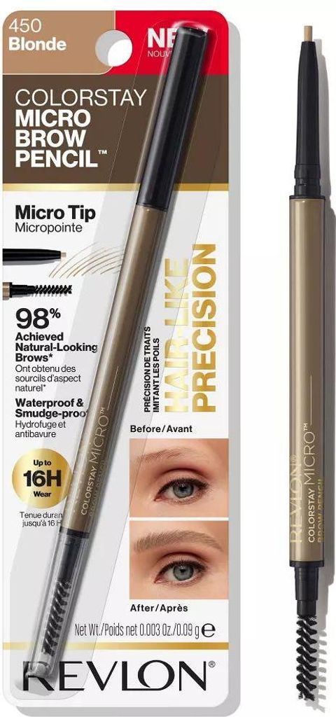 Revlon | Augenbrauenstift mit Bürste - 450 Blonde - Präzise Anwendung - Wasserfest & Langanhaltend