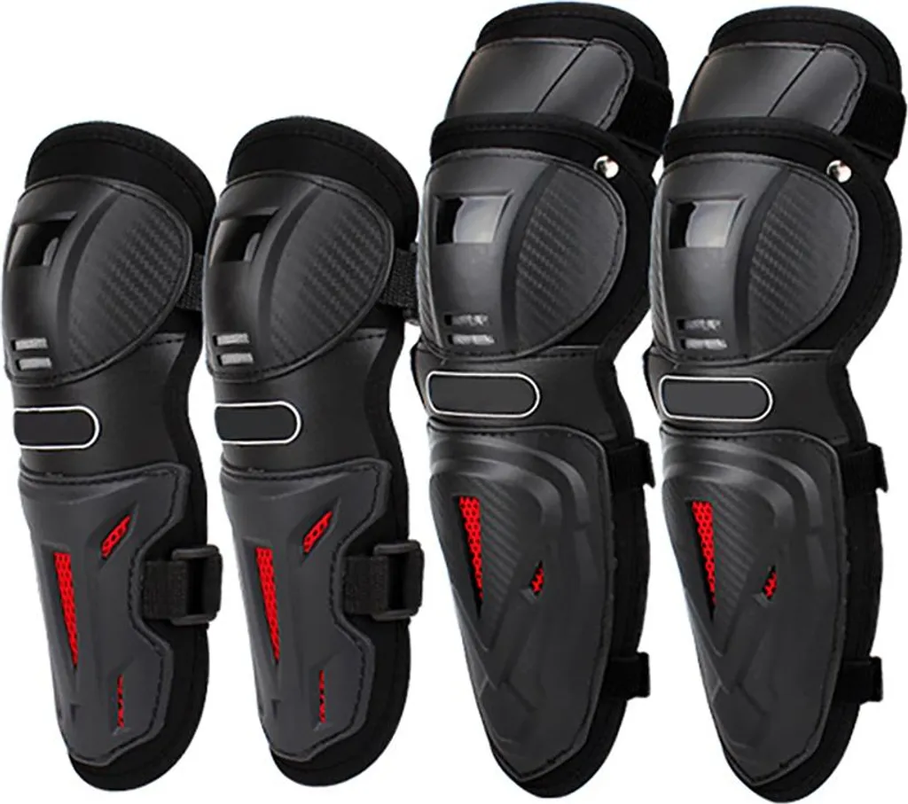 Kit Protection Articulations 2 Pièces Genouillères et Coudières Noir
