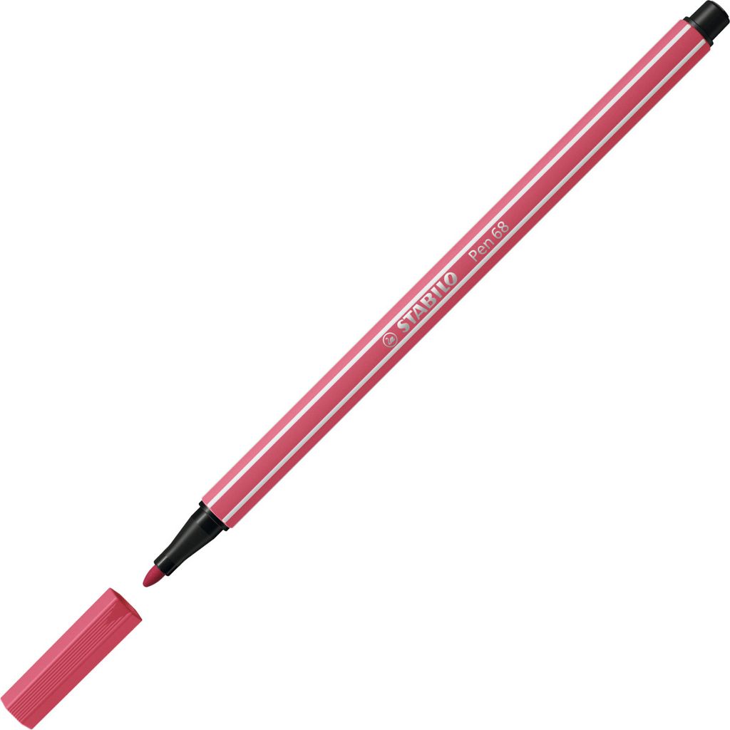 STABILO Fasermaler Pen 68 Strichstärke: 1,0 mm erdbeerrot