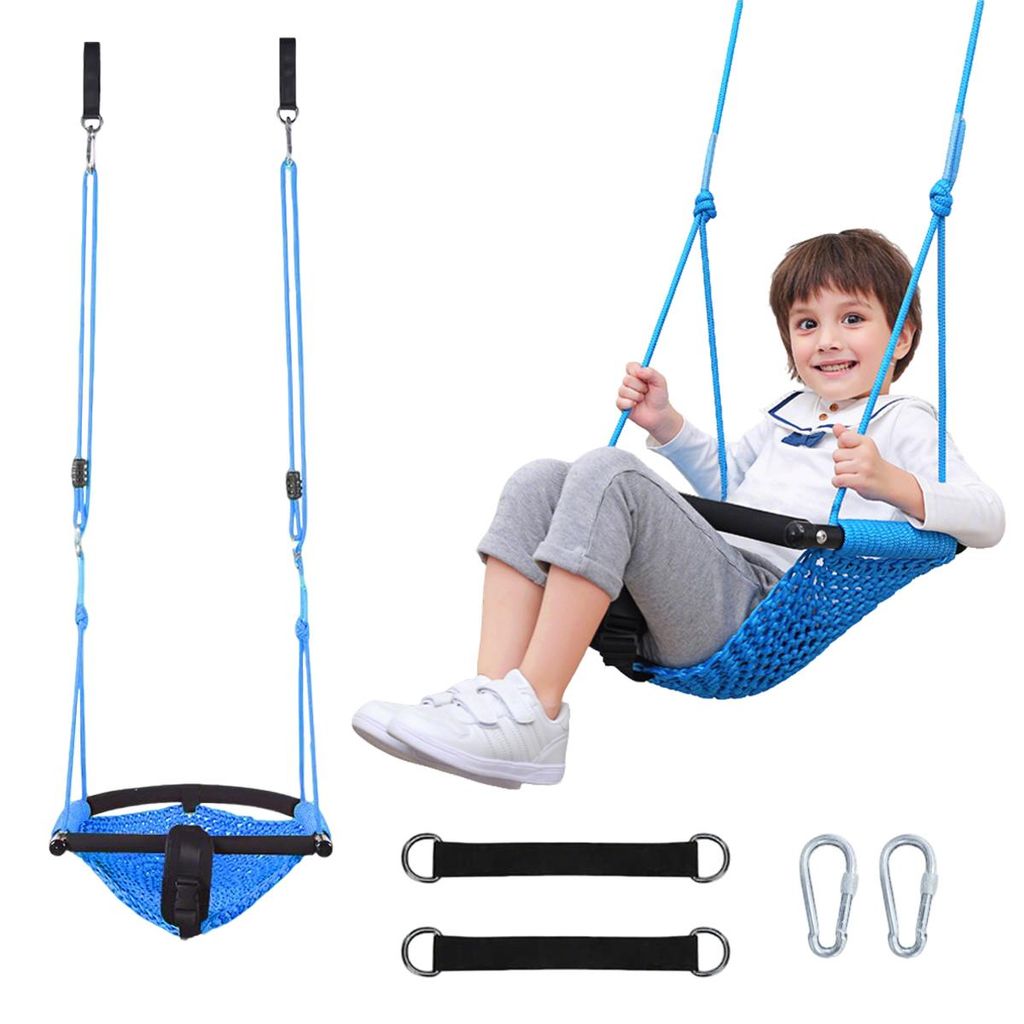 Baby-Schaukel, Kinderschaukel Gartenbrettschaukel für Spiele im Freien und drinnen mit höhenverstellbarem Seil, Geeignet für Kinder von 2-15 Jahren