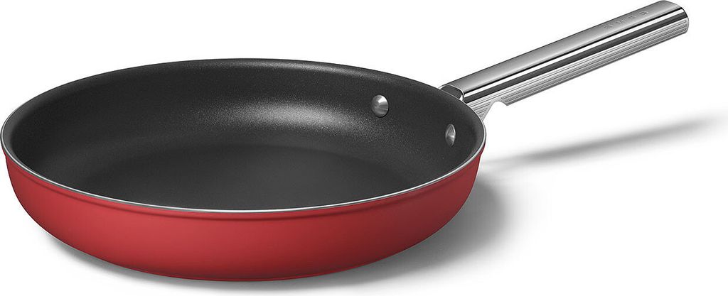 SMEG CKFF2801RDM - Rund - Allzweckpfanne - Schwarz - Rot - Produktbild 