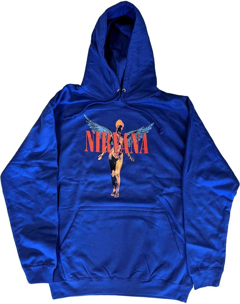 Nirvana - "Angelic" Kapuzenpullover für Herren/Damen Uni RO3738 (XXL) (Blau)