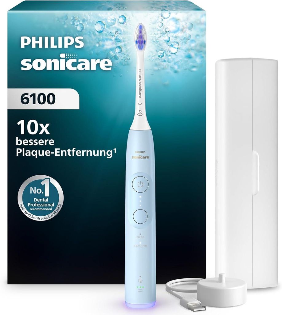 Philips Sonicare 6100 Elektrische Schallzahnbürste mit 2 Produktbild 