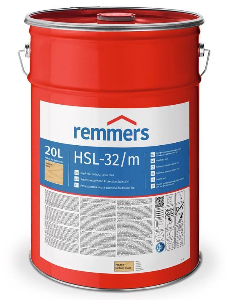 Remmers HSL-32/m Profi-Holzschutzlasur 3 in 1