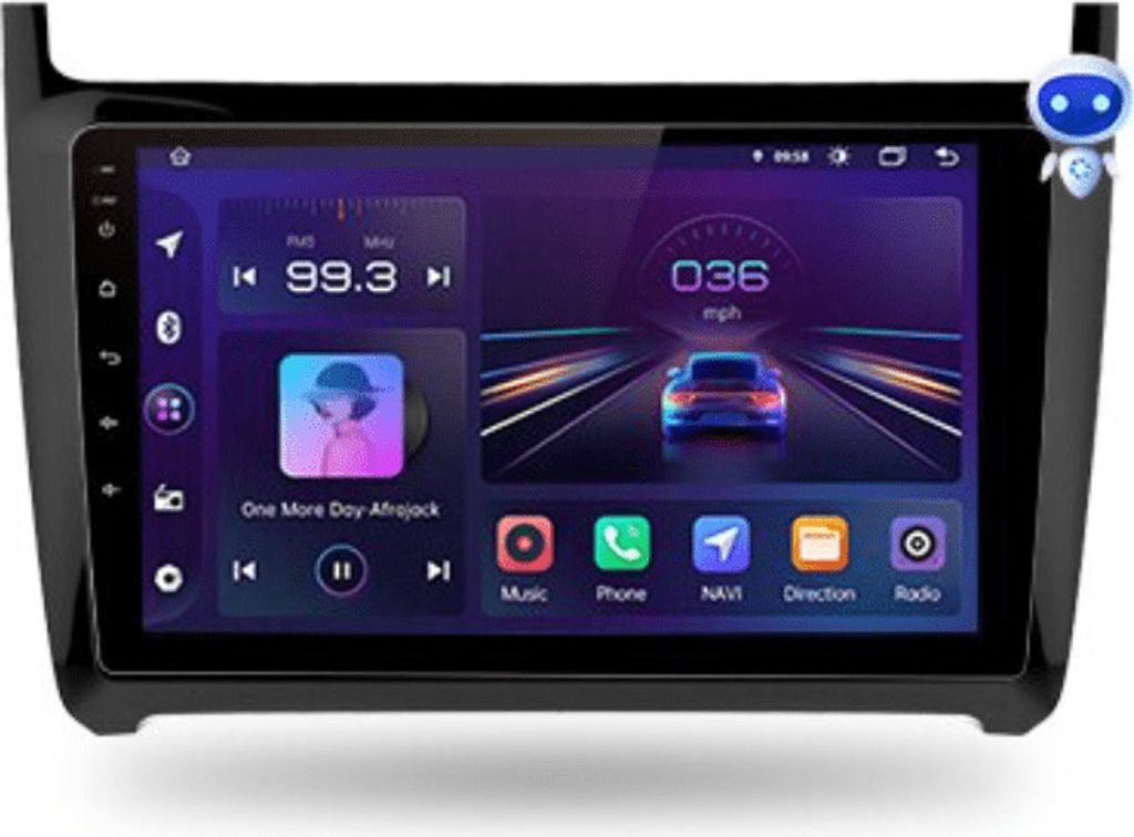 Junsun Autoradio do Volkswagen POLO 5 2008-2020 ANDROID GPS Obrázek produktu 