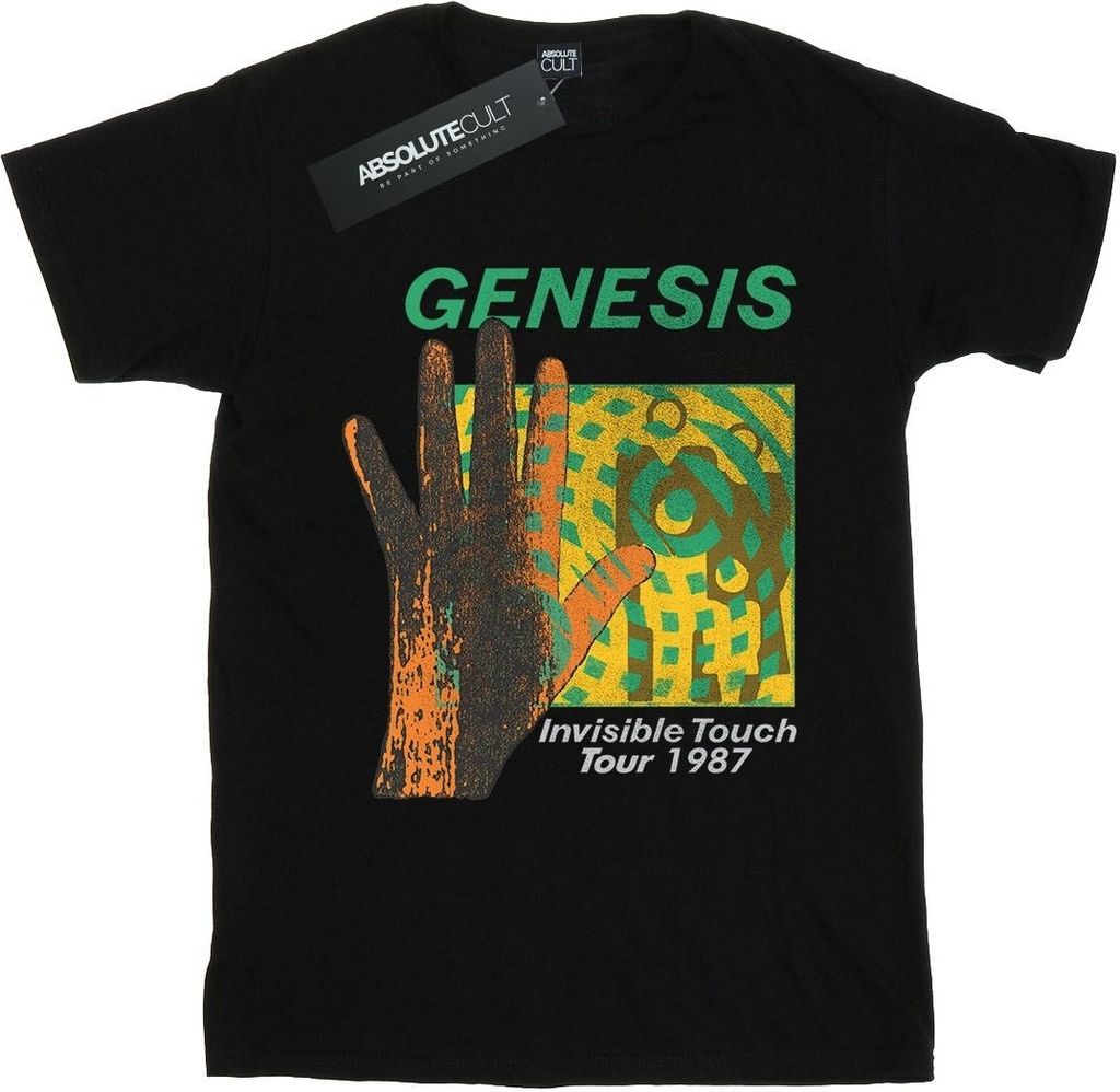 Genesis - "Invisible Touch Tour" T-Shirt für Damen BI43002 (L) (Schwarz)