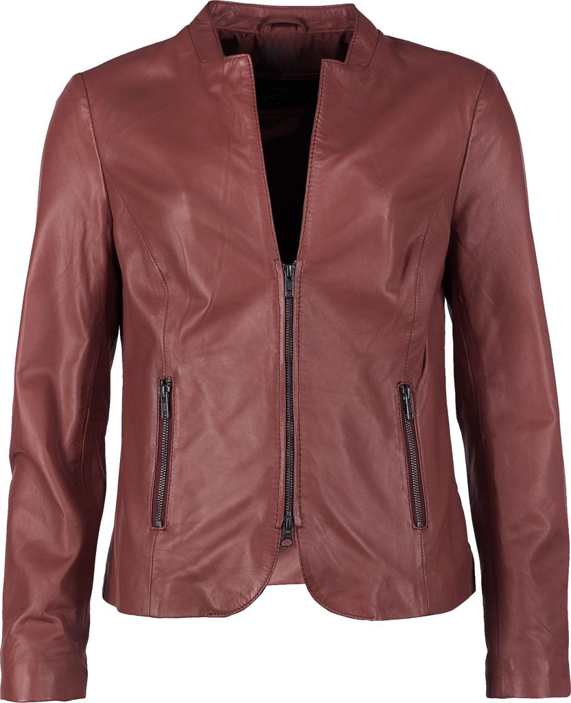 JCC Lederjacke Lida Damen bordeaux 42