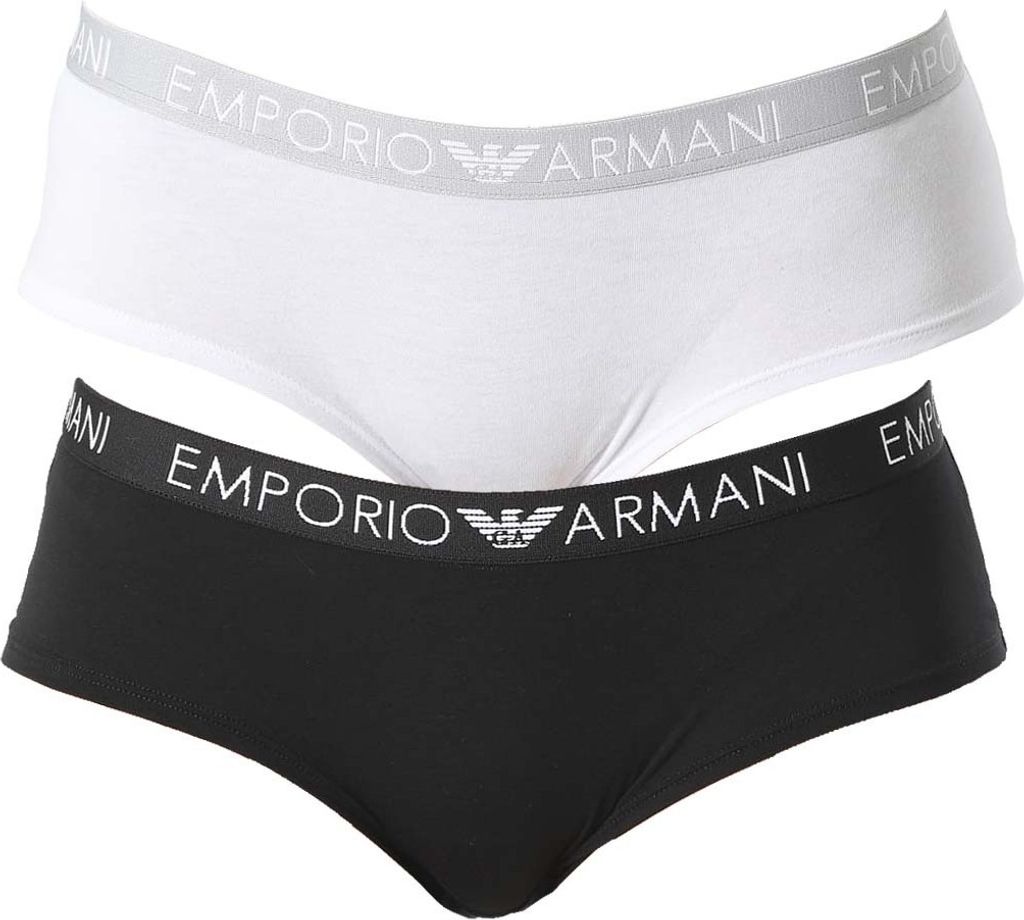 EMPORIO ARMANI Damen Hotpants Cheeky Pants Iconic Baumwolle (2er Pack) Mehrfarbig/Multicolor XL