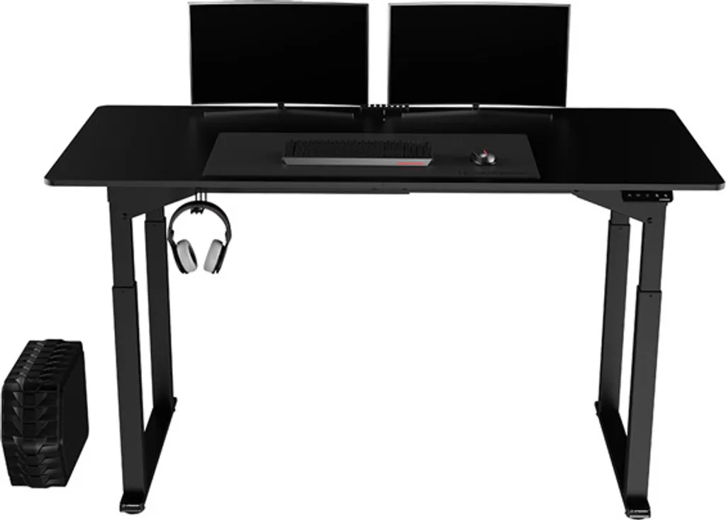 Table de travail réglable en hauteur électrique UPLIFT Noir 160x75cm - 4