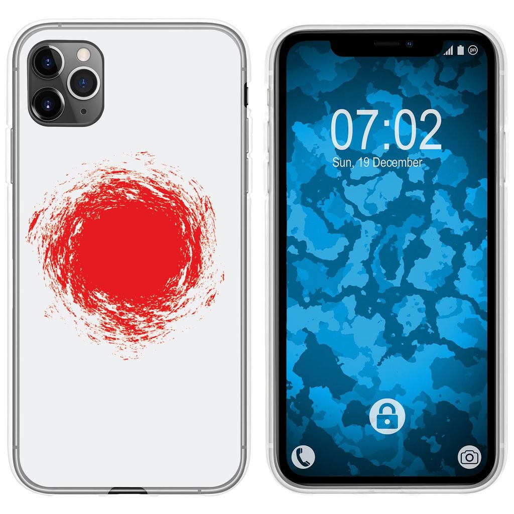 PhoneNatic Case kompatibel mit Apple iPhone 11 Pro Max Silikon-Hülle WM Japan M7