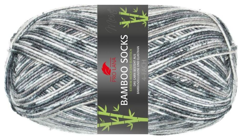 Pro Lana BAMBOO SOCKS color 100 g seidenweiche und vegane Produktbild 