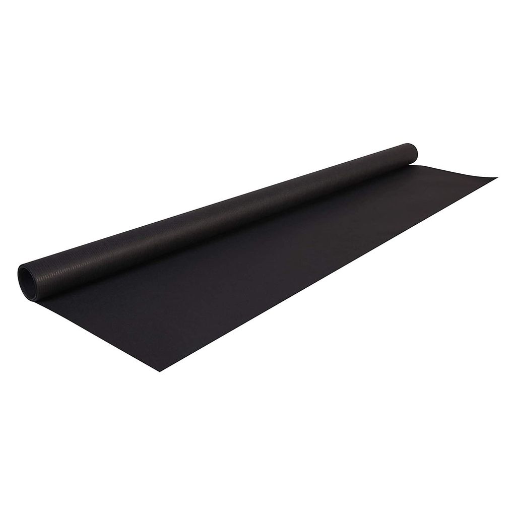 Geschenkpapier Schwarz, einfarbig, 0,70 x 3 m, Kraftpapier Produktbild 