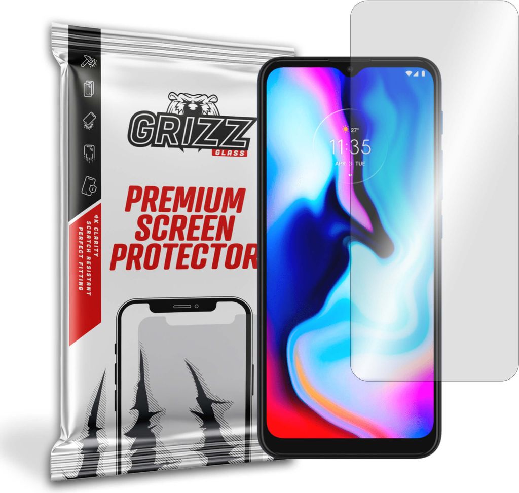 Hybriertes Glas GrizzGlass HybridGlass für Motorola Moto E7 Plus