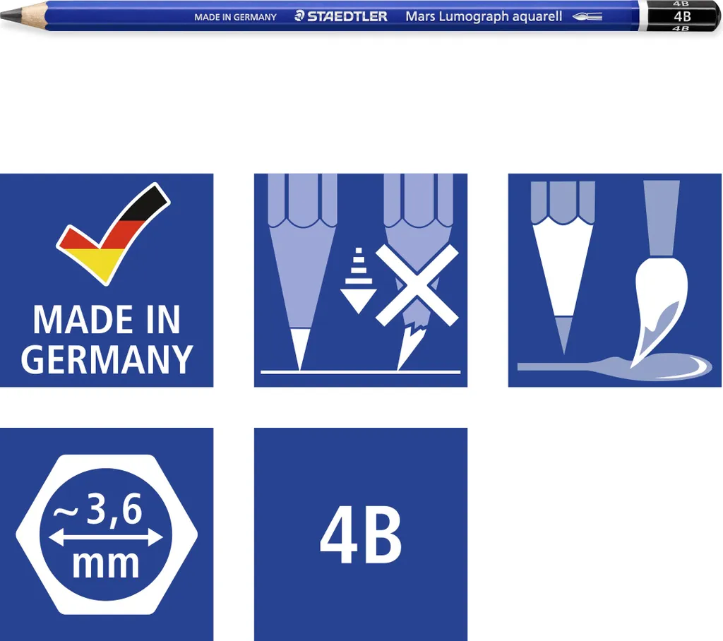 Offerta Staedtler 100A-4B Mars Lumograph | La Matita Definitiva 4B