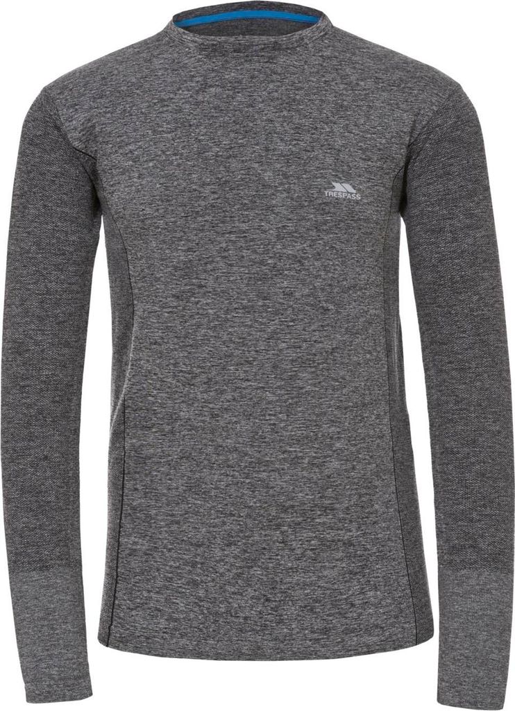 Trespass Timo - Männliches Active Top Schwarz Marl